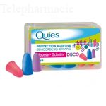 QUIES Protections auditives mousse anti-bruit boîte de 3 paires