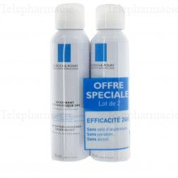 LA ROCHE-POSAY Déodorant 48h peaux sensibles 2 aérosols x 150ml