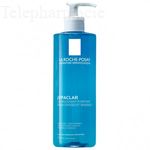 LA ROCHE-POSAY Effaclar gel moussant purifiant sans savon peau grasse Flacon pompe 400ml