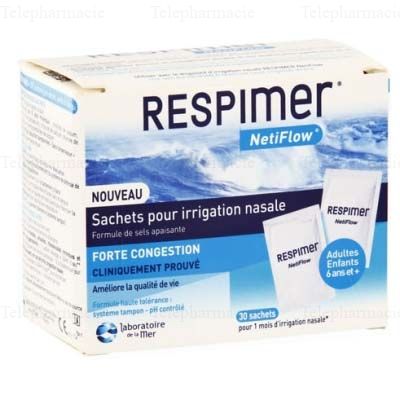 NetiFlow sachets pour Irrigation Nasale 30 sachets