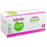 SAFORELLE Tampons avec applicateurs en coton biologique x 16