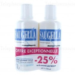 SAUGELLA Dermoliquide emulsion lot de 2 flacons 500ml