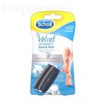 SCHOLL Recharges rape électrique velvet smooth 2 rouleaux