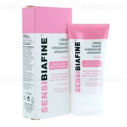 Sensibiafine crème visage hydratante apaisante riche 40ml