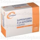 SUPPOSITOIRES A LA GLYCERINE COOPER ADULTES, suppositoire en récipient multidose