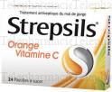 Strepsils orange vitamine C Boîte de 24 pastilles