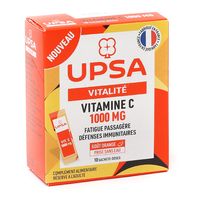 UPSA VIT C 1000 SACHETS-DOSES 10