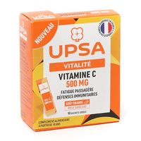 UPSA VIT C 500 SACHETS-DOSES 10