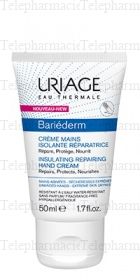 Bariederm crème mains isolante reparatrice mains abimees 50ml