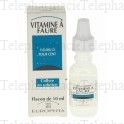 Vitamine a faure 150 000 u.i. pour cent Flacon de 10 ml